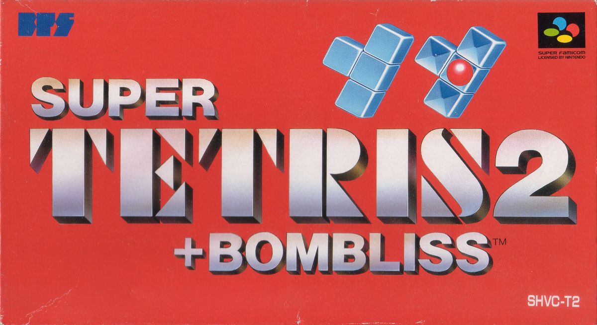 Tetris 2 box art for Super Nintendo